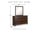 Danabrin Brown Panel Bedroom Set by Ashley at Eve Furniture