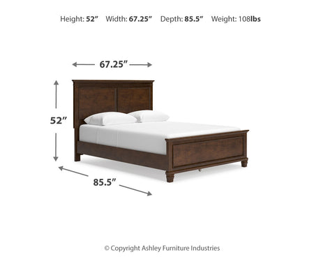 Danabrin Brown Panel Bedroom Set by Ashley at Eve Furniture