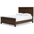 Danabrin Brown Queen Panel Bed by Ashley at Eve Furniture