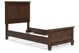 Danabrin Brown Twin Panel Bed by Ashley at Eve Furniture