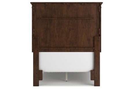 Danabrin Brown Twin Panel Bed by Ashley at Eve Furniture