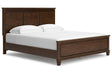 Danabrin Brown California King Panel Bed by Ashley at Eve Furniture