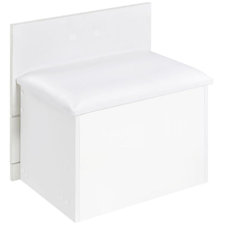 Danbury White High Gloss 3-drawer Makeup Vanity & Stool Set by Coaster at Eve Furniture