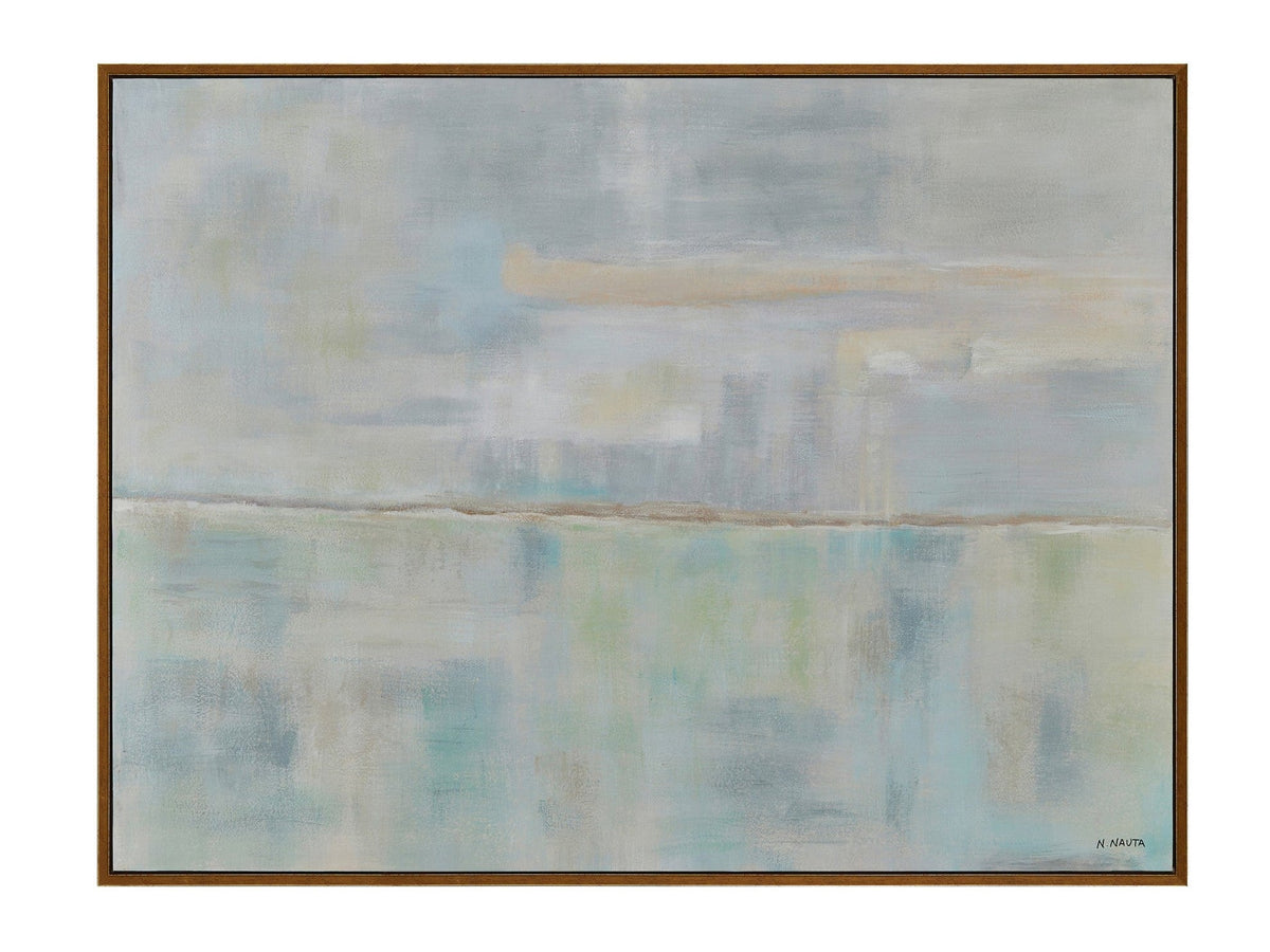 Dance At The Horizon Green/Blue Canvas by Crestview at Eve Furniture