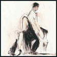Dancers Black/White Painting by Buddy Whitlock by Classic Home at Eve Furniture