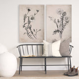 Dandelion Drawing II by Mercana Studio a Hand Embellished Textured Canvas by Mercana at Eve Furniture