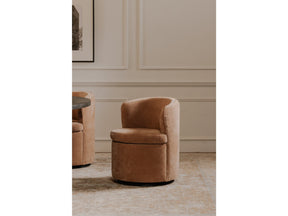 Dane Heritage Pink Swivel Dining Chair by Moe's Home at Eve Furniture