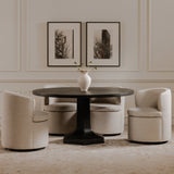 Dane Oatmeal Swivel Dining Chair by Moe's Home at Eve Furniture