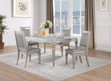 Danette Metallic 5-Piece Dining Set