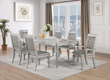 Danette Metallic 7-Piece Dining Set