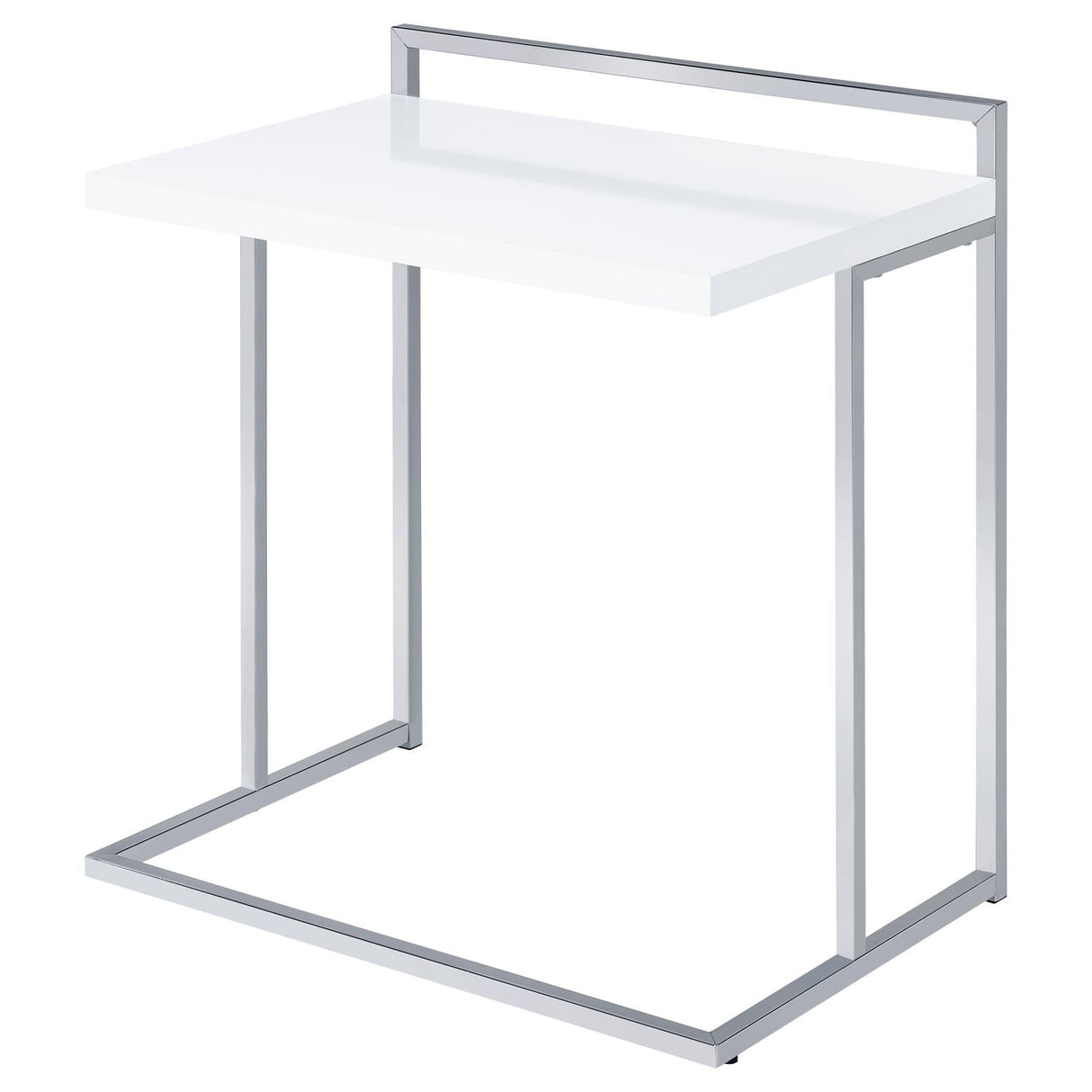 Dani Rectangular Snack Table with Metal Base