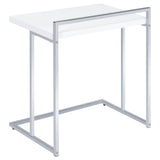 Dani Rectangular Snack Table with Metal Base by Coaster at Eve Furniture