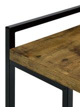 Dani Rectangular Snack Table with Metal Base by Coaster at Eve Furniture