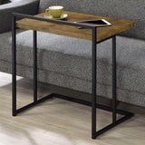 Dani Rectangular Snack Table with Metal Base by Coaster at Eve Furniture