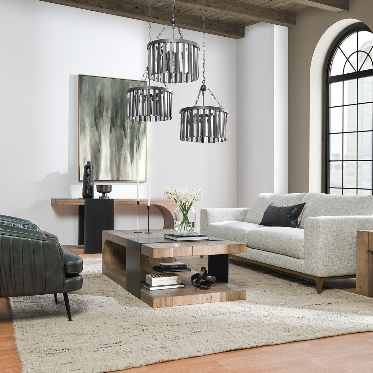 Danica Café Brown Coffee Table by Classic Home at Eve Furniture