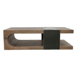 Danica Café Brown Coffee Table by Classic Home at Eve Furniture