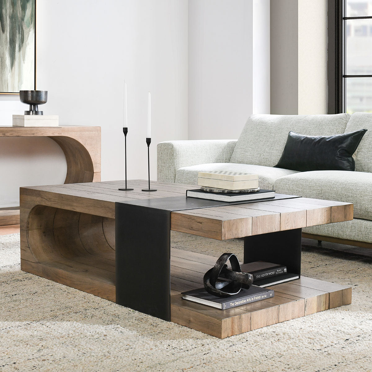 Danica Café Brown Coffee Table by Classic Home at Eve Furniture