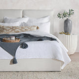 Danica White Quilt by Classic Home at Eve Furniture