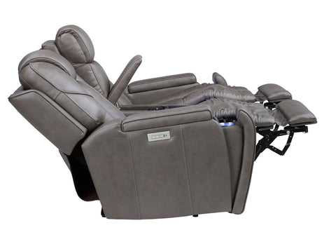Daniel 3-Piece Triple Power Leather Manual Reclining Set by Steve Silver at Eve Furniture