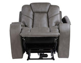 Daniel 3-Piece Triple Power Leather Manual Reclining Set by Steve Silver at Eve Furniture