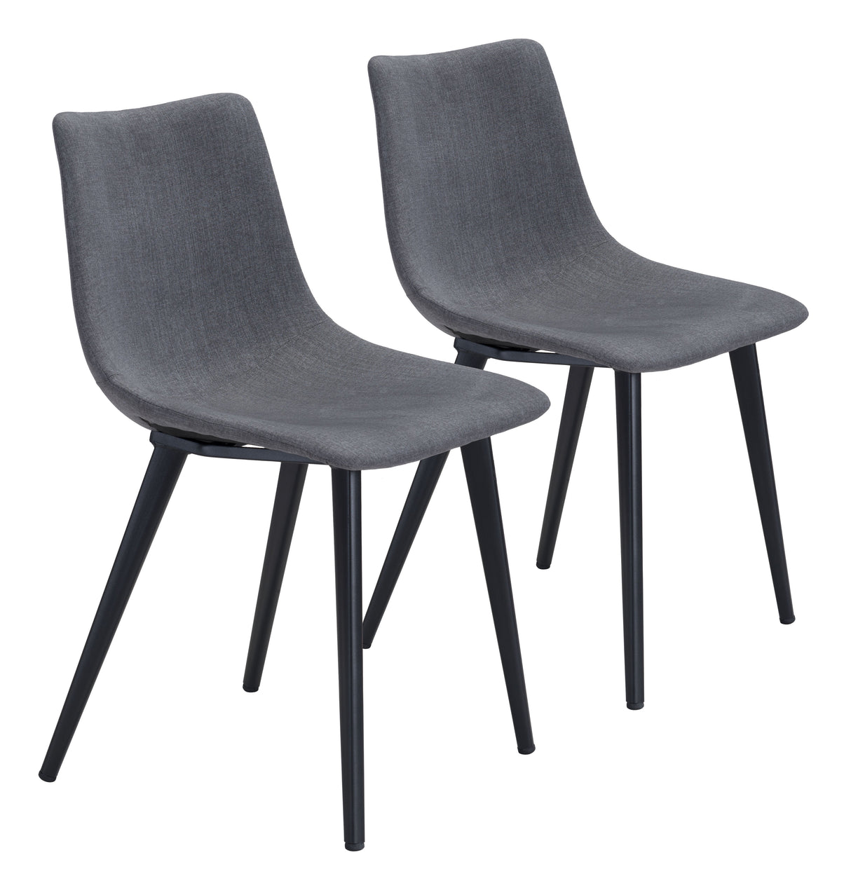 Daniel Gray Dining Chair (Set of 2) by Zuomod at Eve Furniture