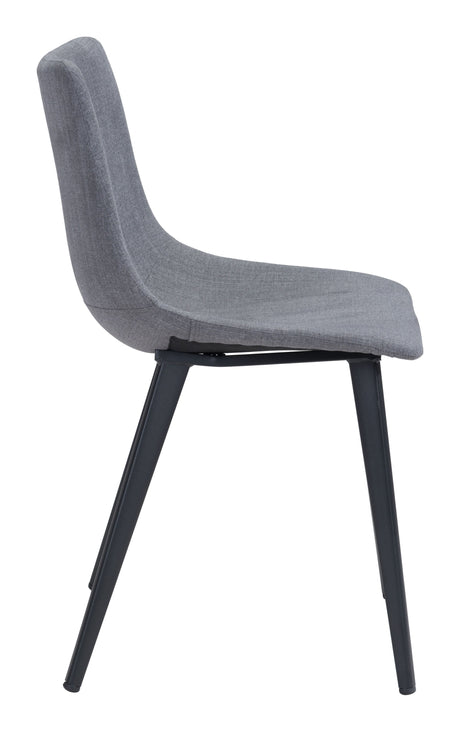 Daniel Gray Dining Chair (Set of 2) by Zuomod at Eve Furniture