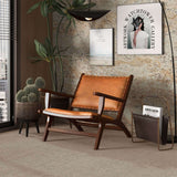 Daniel Leather Arm Chair by Ashcroft Furniture at Eve Furniture