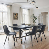 Daniel Vintage Black Dining Chair (Set of 2) by Zuomod at Eve Furniture