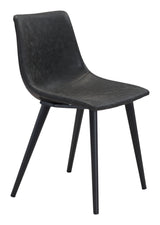 Daniel Vintage Black Dining Chair (Set of 2) by Zuomod at Eve Furniture
