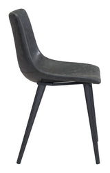 Daniel Vintage Black Dining Chair (Set of 2) by Zuomod at Eve Furniture