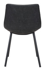 Daniel Vintage Black Dining Chair (Set of 2) by Zuomod at Eve Furniture