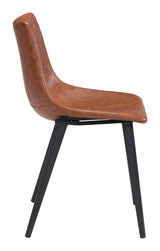 Daniel Vintage Brown Dining Chair (Set of 2) by Zuomod at Eve Furniture