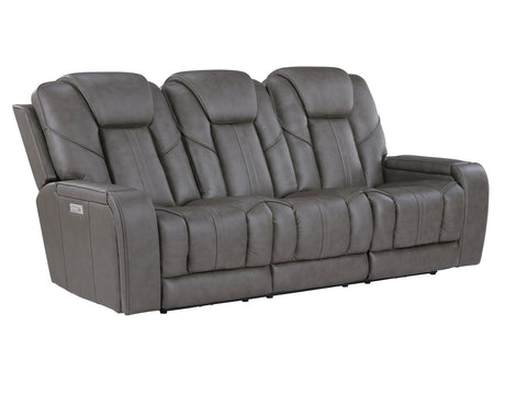 Daniel 3-Piece Triple Power Leather Manual Reclining Set by Steve Silver at Eve Furniture