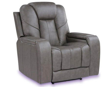 Daniel 3-Piece Triple Power Leather Manual Reclining Set by Steve Silver at Eve Furniture