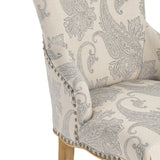 Danielle Gray/Brown Accent Chair by Crestview at Eve Furniture