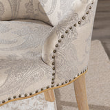 Danielle Gray/Brown Accent Chair by Crestview at Eve Furniture