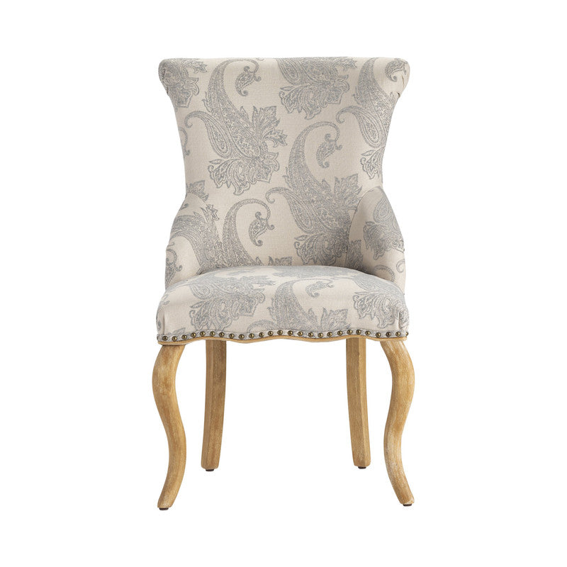 Danielle Gray/Brown Accent Chair by Crestview at Eve Furniture