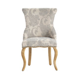 Danielle Gray/Brown Accent Chair by Crestview at Eve Furniture