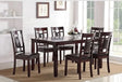 Danny Espresso 7-Piece Dining Room Set by Happy Homes at Eve Furniture