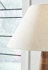 Danset Brown Floor Lamp by Ashley at Eve Furniture