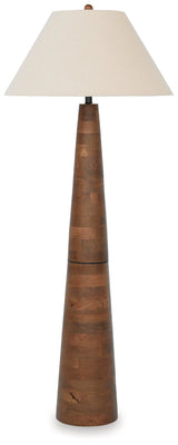 Danset Brown Floor Lamp by Ashley at Eve Furniture