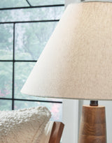 Danset Brown Table Lamp by Ashley at Eve Furniture