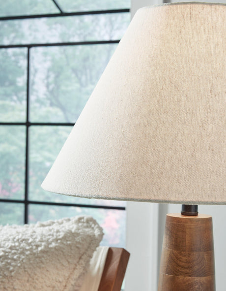 Danset Brown Table Lamp by Ashley at Eve Furniture