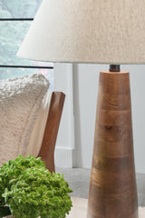 Danset Brown Table Lamp by Ashley at Eve Furniture