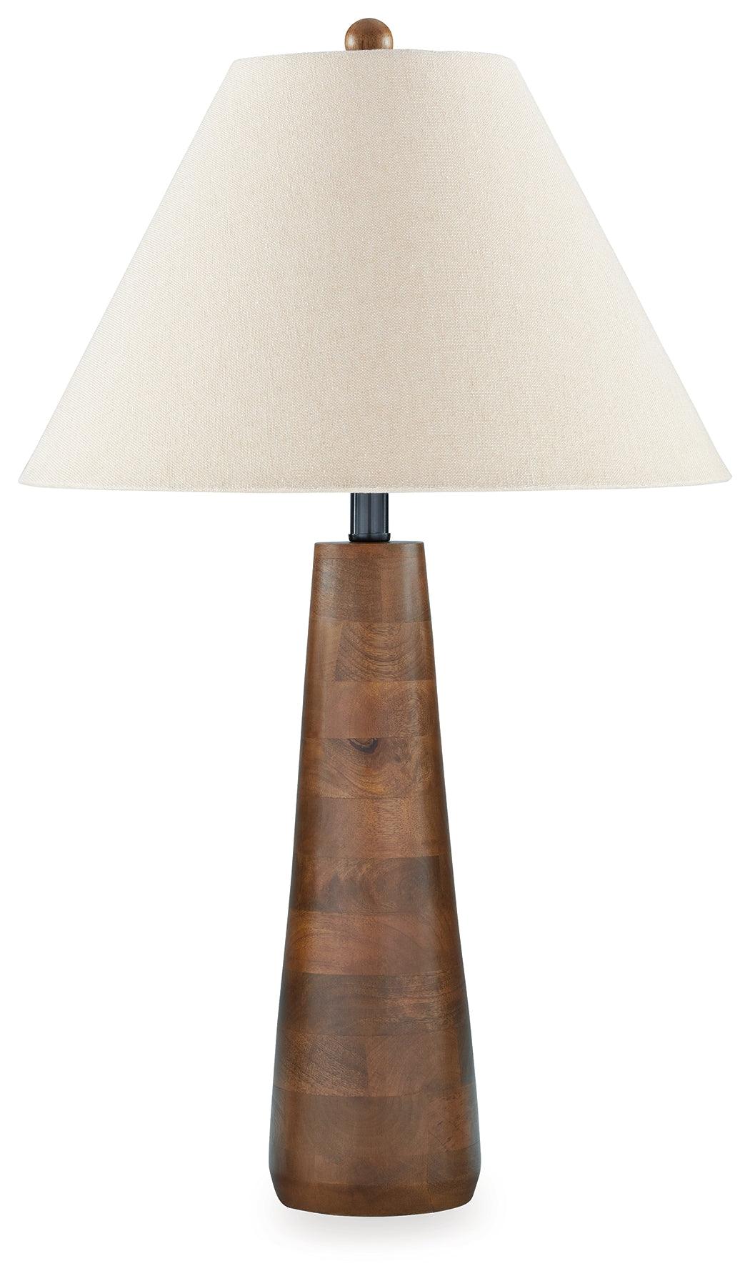 Danset Brown Table Lamp by Ashley at Eve Furniture