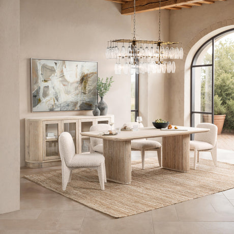 Danson Fallow Ivory Dining Chair by Classic Home at Eve Furniture