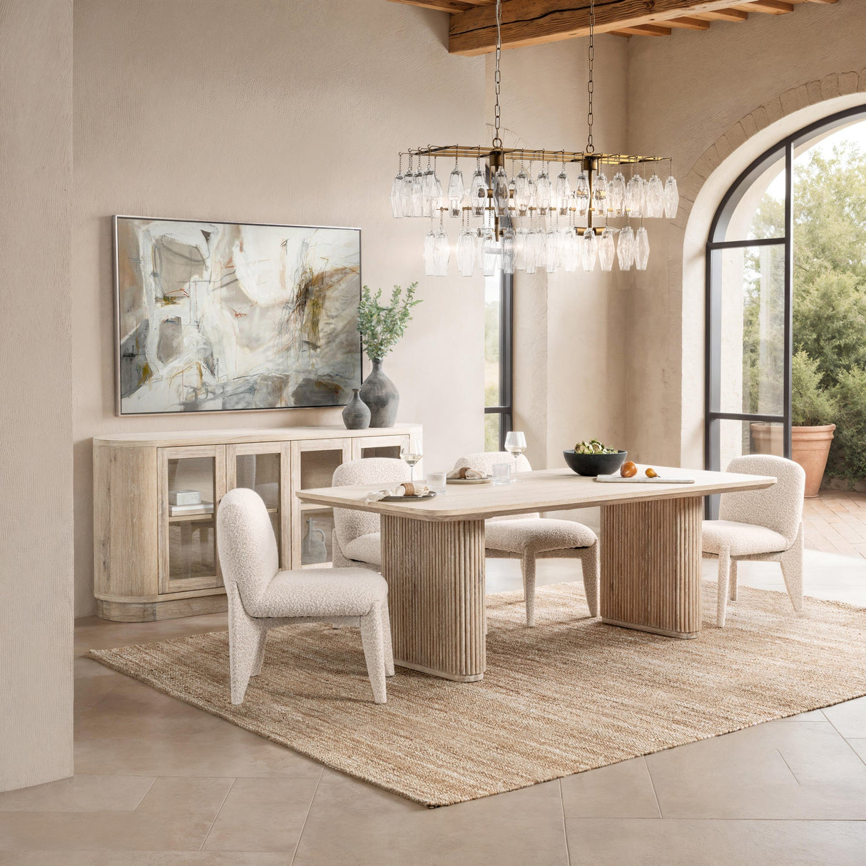 Danson Fallow Ivory Dining Chair by Classic Home at Eve Furniture