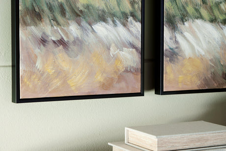 Dansot Green/Brown Wall Art by Ashley at Eve Furniture