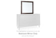 Dantenton Merlot Bedroom Mirror (Mirror Only) by ASHLEY FURNITURE at Eve Furniture