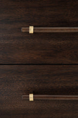 Dantenton Merlot Dresser and Mirror by Ashley at Eve Furniture